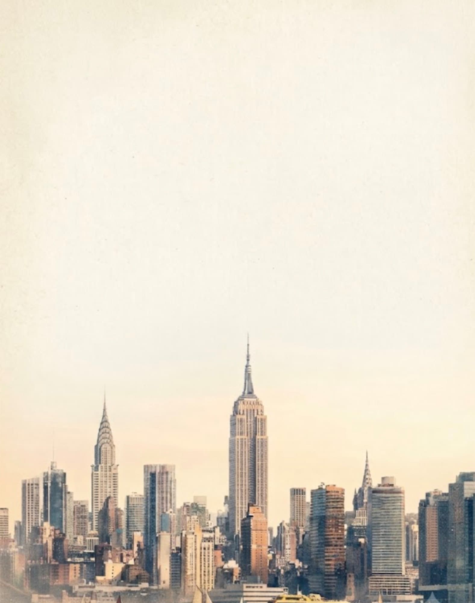 Example save the date for Nora and Julian in New York, NY