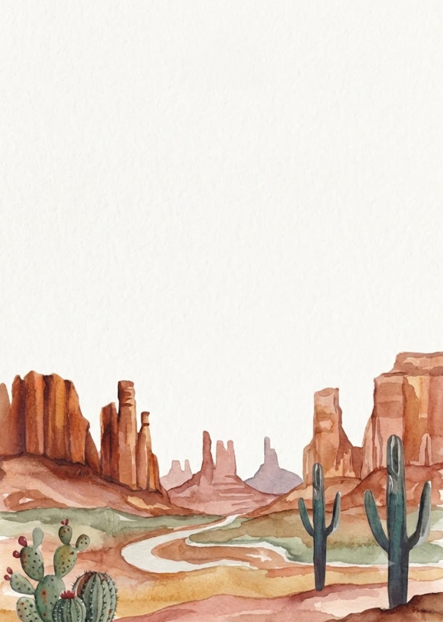 Example save the date for Rae and Colt in Sedona, AZ
